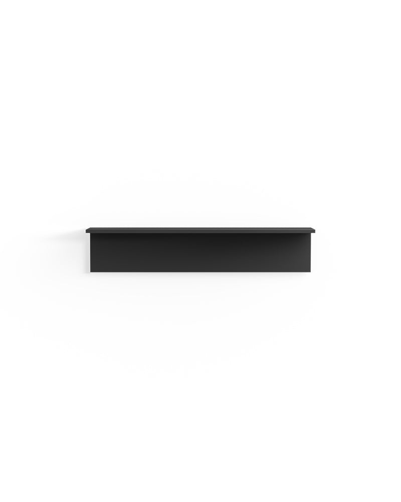 Display Black - 98 cm Regal in schwarzem Melamin